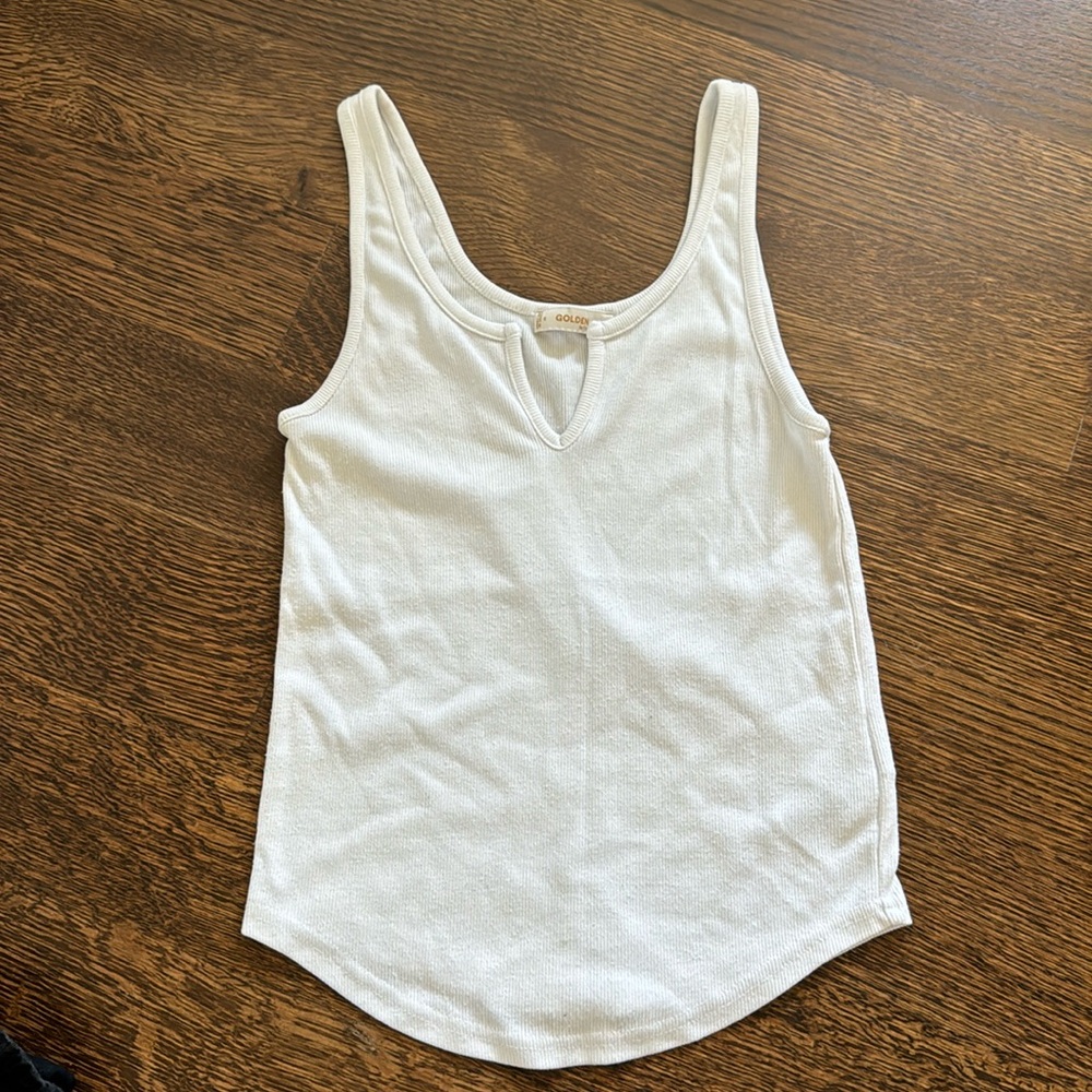 Golden White Tank
